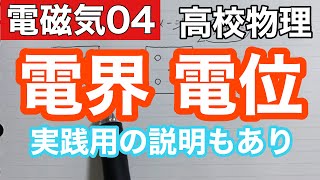 【高校物理】電磁気04 電界（電場）と電位は立体的なイメージが大切！所詮はクーロンの法則の別視点！