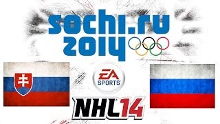 Český Let´s play | NHL 14 | ZOH 2014 | SVK - RUS | Xbox 360
