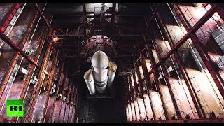 Adventurers sneak into old Cosmodrome hangar to make stunning discovery of space shuttle remains
