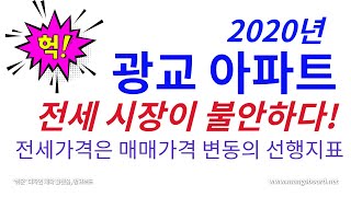 광교 아파트 2020년 전세 시장이 불안하다 폭등 예감 !!