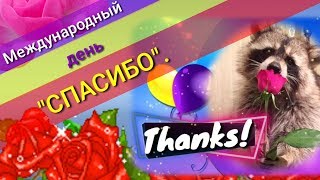 С днём "СПАСИБО"! Очень милое поздравление. Музыкальная открытка.