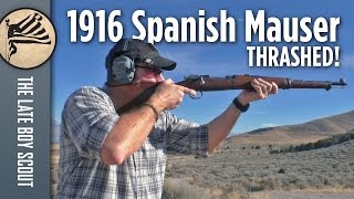 THRASHED! 1916 Spanish Mauser in .308 - But How Does it Shoot?