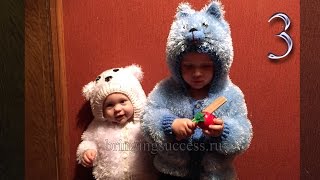 Кофта Котенок (Кот, Кошечка) с капюшоном вязание спицами Подарок Своими Руками Часть 3