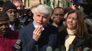 FULL SPEECH: Rod Blagojevich addresses media from Chicago home after commutation