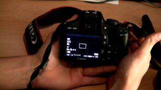 Les réglages du 550D pour Filmer en HD
