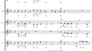 Santino Cara - Alleluja! Dies est laetitiae - Christmas - Choir SSAATB and organ