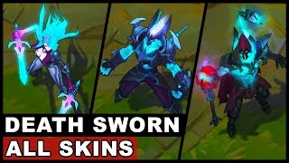 All New Death Sworn Skins Zed Katarina Viktor Death Sworn Halloween/Harrowing Skins (LoL)