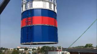 Монтаж силоса V=180 м3