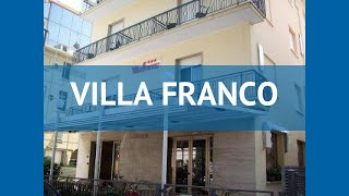 VILLA FRANCO 3* Италия Римини обзор – отель ВИЛЛА ФРАНКО 3* Римини видео обзор