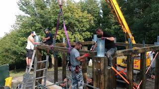 Veľká Homola - výstavba rozhľadne 2018