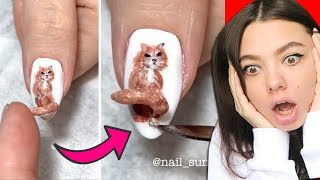 Что под хвостом у КОТА??? Никогда Не Делайте Такой Маникюр