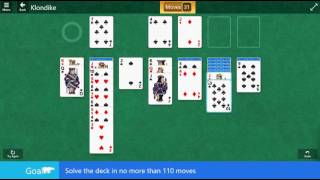 Star Club\Klondike\Hard I - Solve the deck in no more than 110 moves