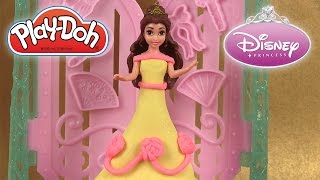 Magiclip Play Doh Princesses Disney Belle, Aurore, Ariel Techniques de pâte à modeler