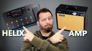 Line 6 HELIX vs TUBE AMP - Can You Hear The Difference??