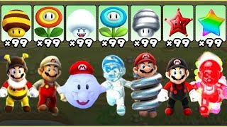 Super Mario Galaxy - All Power-Ups
