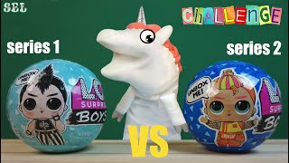 Челлендж ЛОЛ Сюрприз Куклы Мальчики серия 1 VS серия 2 LOL Surprise Boys