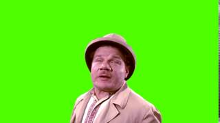 футаж на хромакее . персонаж гайдая