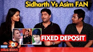 Bigg Boss 13 | Asim Riaz Vs Sidharth Fan On FIXED DEPOSIT | Bigg Charcha | BB 13 Video