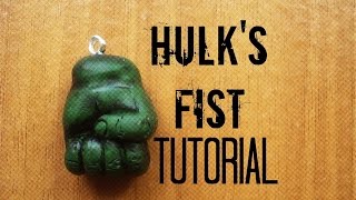 Hulk's fist / hand polymer clay tutorial - The avangers