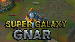 Super Galaxy Gnar Skin Spotlight Pre Release League of Legends