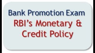Bank Promn Exam -  VIDEO LESSON on Credit Policy