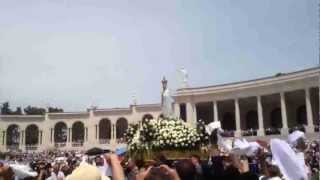 Fatima 13 mai 2012 - Procession d'adieu à la Vierge