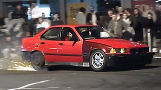 Drifting + Burnouts = BURST TYRES!