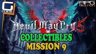 DMC 5 - Mission 9 Collectibles (Secret Mission, Blue & Purple Fragments)