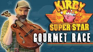 Kirby Super Star cover ★ Gourmet Race  by @banjoguyollie #snes