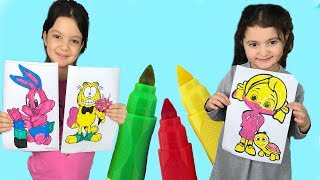 EN GÜZEL BOYAYAN KAZANIR! 3 MARKER CHALLENGE