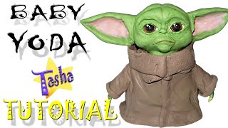 Малыш Йода из Мандалорца из пластилина Туториал Baby Yoda from Plasticine Tutorial1