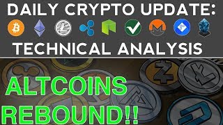 ALTCOINS REBOUND!! (11/8/17) Daily Crypto Update + Technical Analysis