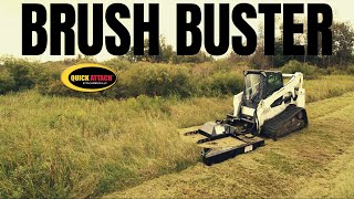 Skid Steer Brush Mower by Quick Attach Brush Buster