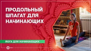 Как сесть на шпагат? ПРОДОЛЬНЫЙ ШПАГАТ для начинающих. ХАНУМАНАСАНА. Екатерина Андросова.