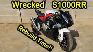 Rebuilding A Crashed 2017 BMW S1000RR