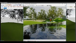 Setting vray material Air (Realistic Water Vray sketchup