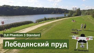 Полёт над Лебедянским прудом в Измайловском парке.