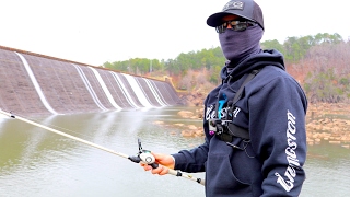 Fishing For Bass Around GIANT Dams!! | Jiggin' With Jordan