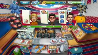 Cooking Fever FC Barcelona Sports Bar Level 40/ Кухонная Лихорадка Спорт-бар ФК Барселона Уровень 40