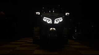 Ангельские глазки ДХО с функцией поворота на управляемых диодах (Turn light angel eyes) DRL