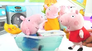Игры Свинки Пеппы - Свинка Пеппа купает Джорджа