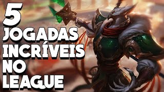 SIMPLESMENTE INSANO!!! ESSAS SÃO AS JOGADAS E MECÂNICAS MAIS INCRÍVEIS DO LEAGUE OF LEGENDS!