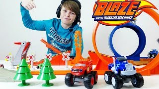 Игры гонки с Чудо Машинками! Хот Вилс трасса!