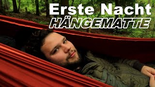 Meine ERSTE Nacht in der HÄNGEMATTE im WALD