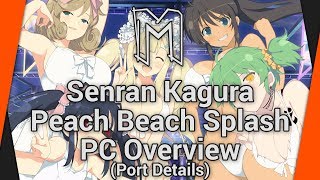 Senran Kagura Peach Beach Splash - PC Overview (Port Details - Steam Release)