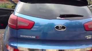 KIA Sportage R LED(светодиодные) задние фонари "Видео днём"
