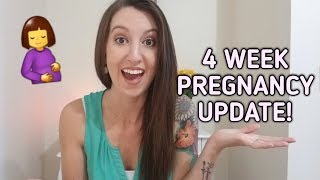 4 WEEK PREGNANCY UPDATE | FIRST PREGNANCY | ERIKA ANN
