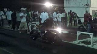 Motorcycle Drag race - amputee - one leg two wheels - Dallas County Alabama