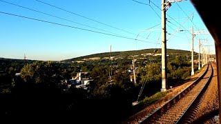 Вид из окна поезда № 126 Москва-Новороссийск.Прибытие