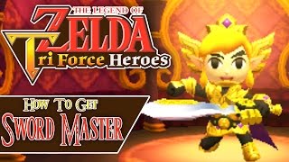 Tri Force Heroes - How To Get The Sword Master Suit + Battle Strategy! [Tips and Tricks]